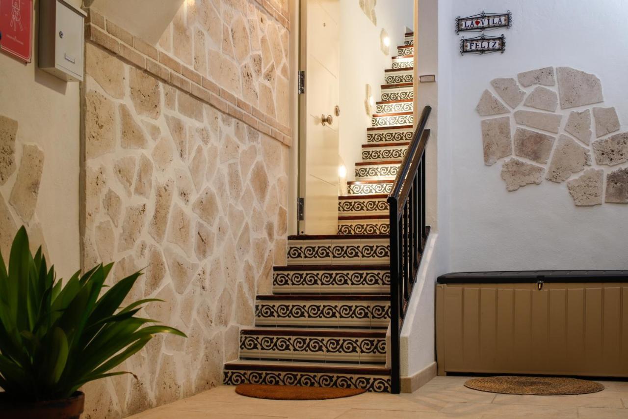 La Vila Feliz, gemütliches privates Apartment im typischen Fischerhaus mit fantastischem Meerblick Villajoyosa Exterior foto